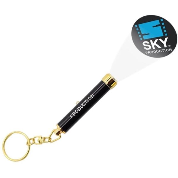 LED Keychain Projector