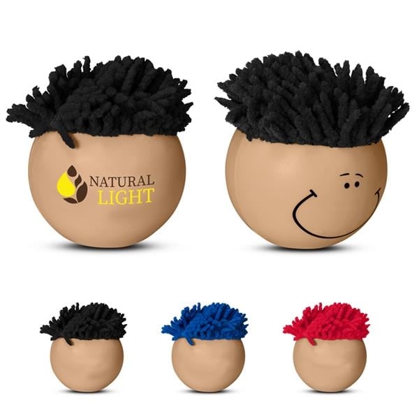 MopToppers Smiling Multicultural Stress Ball