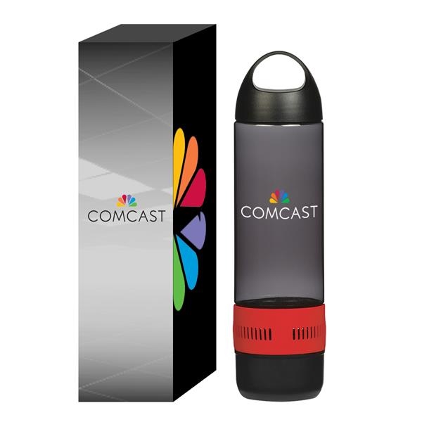 16 Oz. Tritan Rumble Speaker Bottle With Custom Box