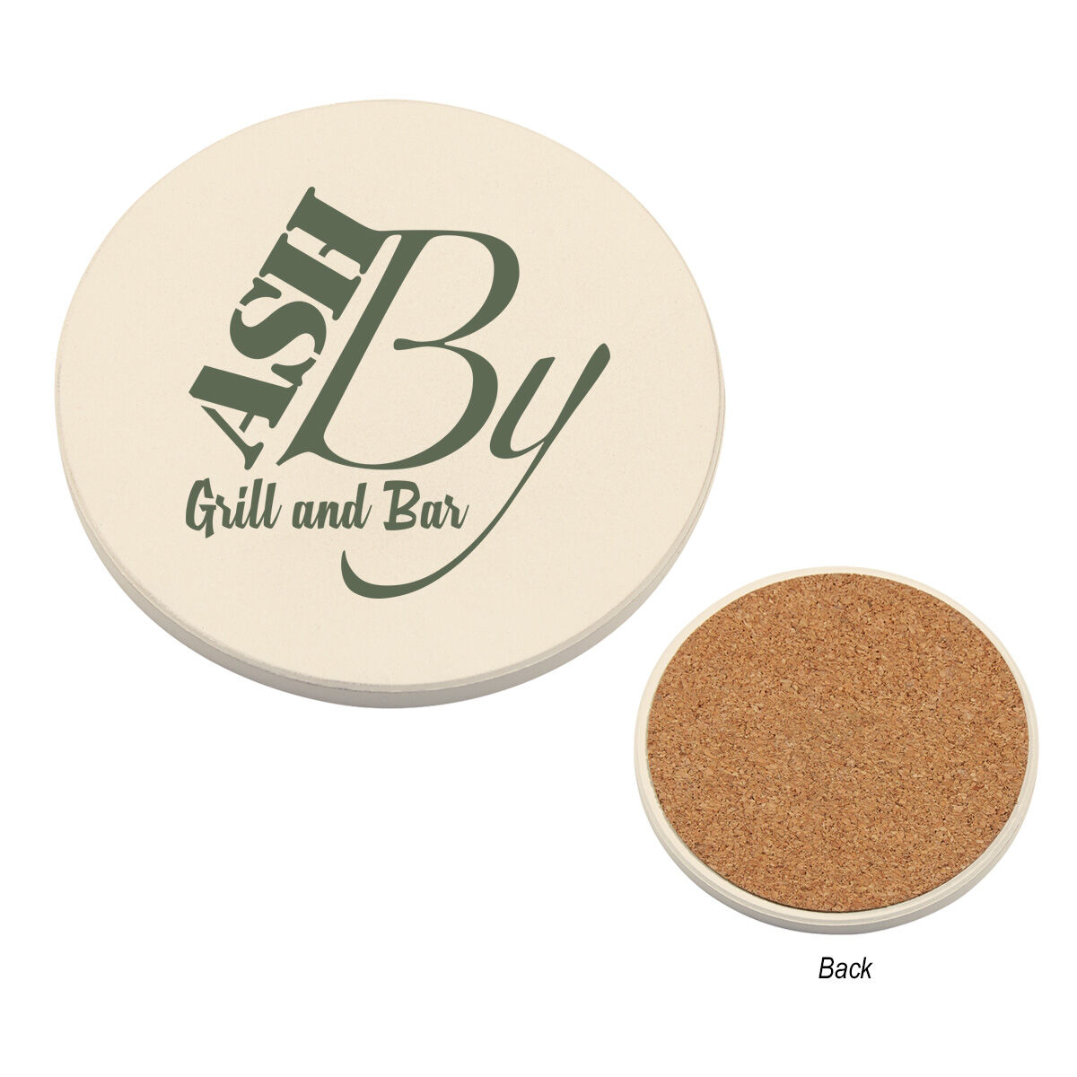Custom Round Absorbent Coaster