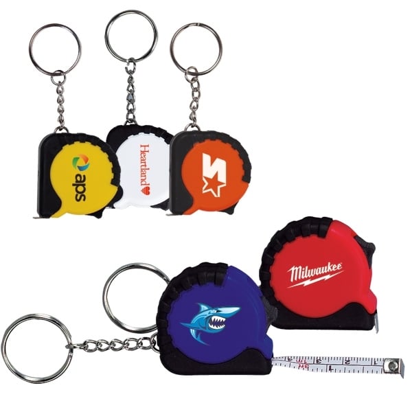 Mini Grip 3.25' Tape Measure Keychain.