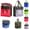 Two-Tone Flat Top Insulated Non-Woven Grocery Tote