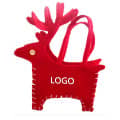 Deer-shaped Christmas Gift Bags