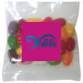 Square Magnet w/ Mini Bag of Jelly Belly® Candy
