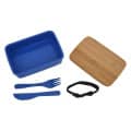 Wheat Lunch Set With Bamboo Lid