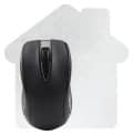 House Shaped Dye Sublimated Computer Mouse Pad