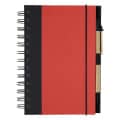 ECO-INSPIRED SPIRAL NOTEBOOK & PEN