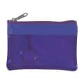 Translucent Zippered Coin Pouch