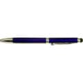 Blue & Black Ink Metal Pen with Stylus and Case