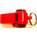 Whistle with compass thermometer key chain