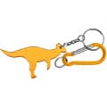 Dinosaur Shaped Aluminum Bottle Opener with with Carabiner