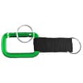 Square Shaped Carabiner with Strap and Key Ring