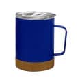 12 Oz. Concord Stainless Steel Mug With Cork Base