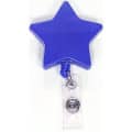 Star shape retractable badge holder with lanyard