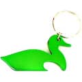 Duck shape bottle opener key chain