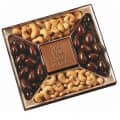 Small custom molded chocolate & nuts delights gift box