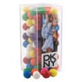 Gumballs in a Clear Acrylic Square Tall Box