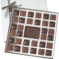 Custom Molded 32 Piece Chocolate Squares Gift Box