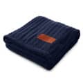Leeman™ Cable Knit Sherpa Throw