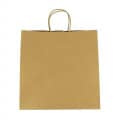 Kraft Paper Brown Shopping Bag - 10" x 10"