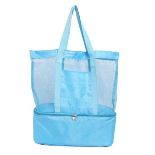Beach Bag with Insulated Bottom
