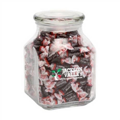Tootsie Roll® Candy in Lg Glass Jar