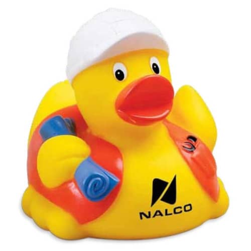 Construction Worker Rubber Duck