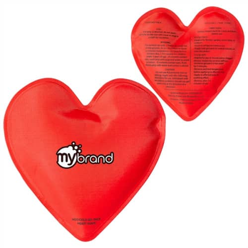 Heart Nylon Covered Gel Hot/Cold Pack