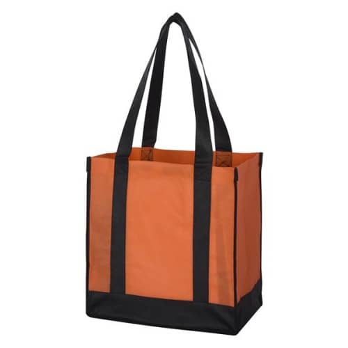 Non-Woven Two-Tone Shopper Tote Bag
