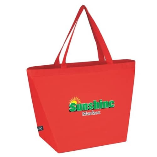 Non-Woven Budget Tote Bag With 100% RPET Material
