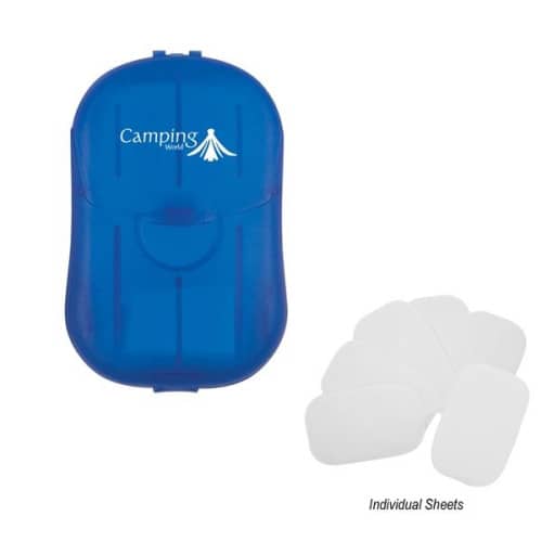 Hand Soap Sheets In Compact Travel Case