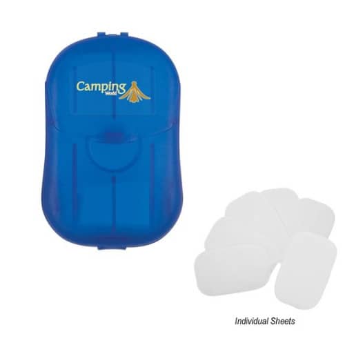 Hand Soap Sheets In Compact Travel Case