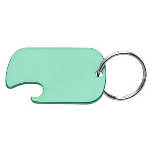 Dog Tag Bottle Opener Key Ring