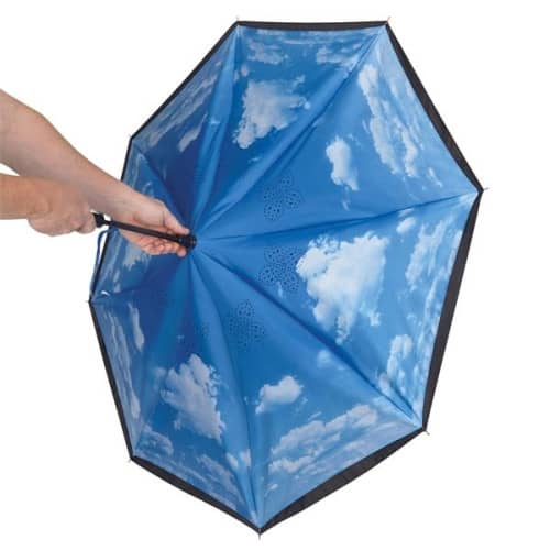 48" Arc Blue Skies Inversion Umbrella