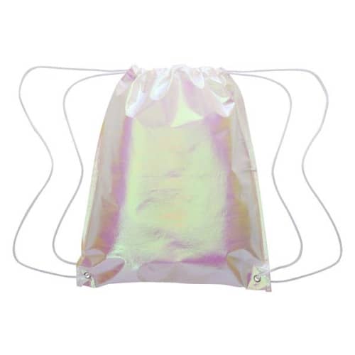 Iridescent Pearl Drawstring Bag