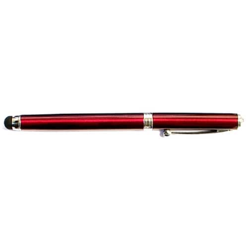 Metal Pen with laser pointer / LED and stylus