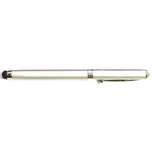 Metal Pen with laser pointer / LED and stylus