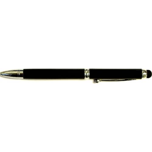 Blue & Black Ink Metal Pen with Stylus and Case