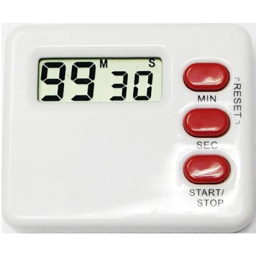 Count down timer with stand and magnet back