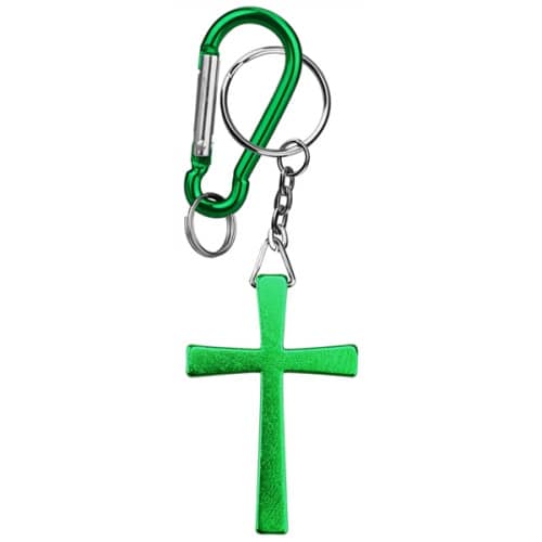 Cross shape key holder with Carabiner