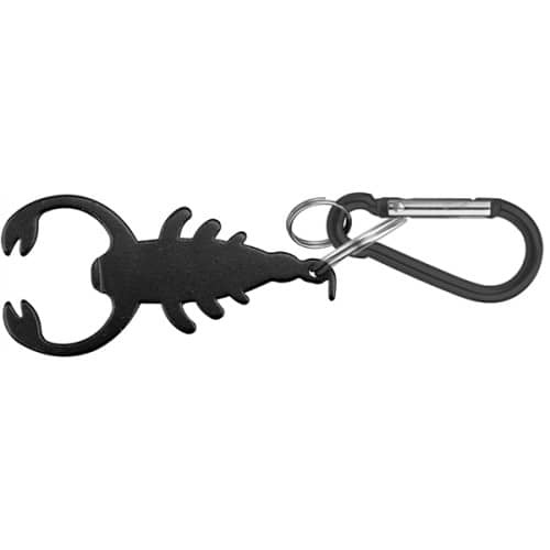 Scorpion Shape Bottle Opener with key ring &  carabiner