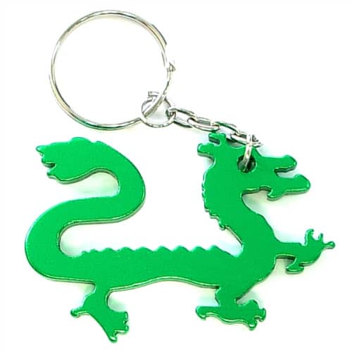 Dragon shape bottle opener key chain