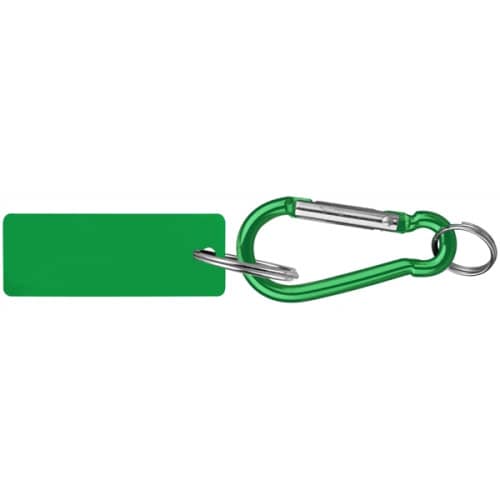 Aluminum Key Holder & Dog Tag with Carabiner