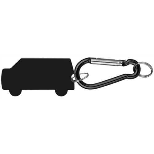Aluminum Key Holder & Dog Tag with Carabiner