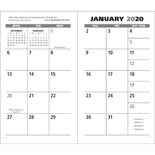 Value Monthly 2023 Pocket Planner