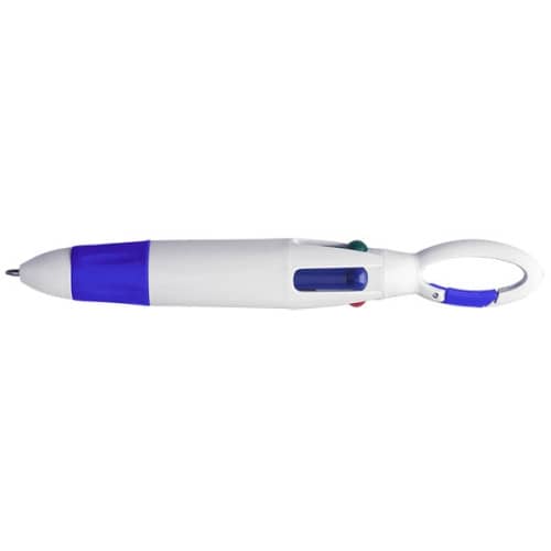 4-Color Pen w / Carabiner