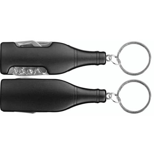 6-in-1 Multi-function Bottle Opener with Key Ring
