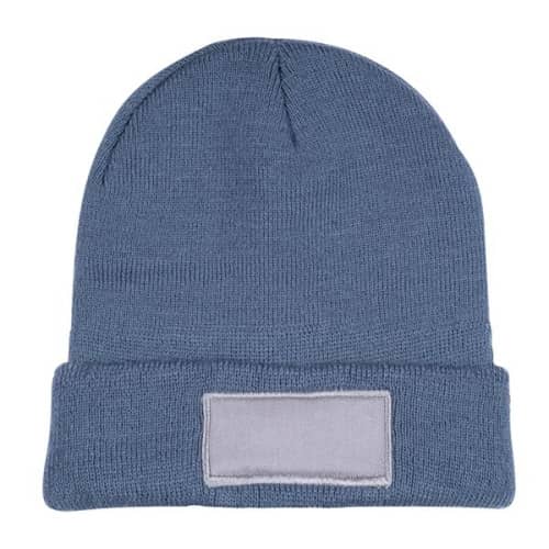Knit Beanie with Patch
