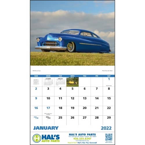 Stapled Street Rods Vehicle 2023 Appointment Calendar