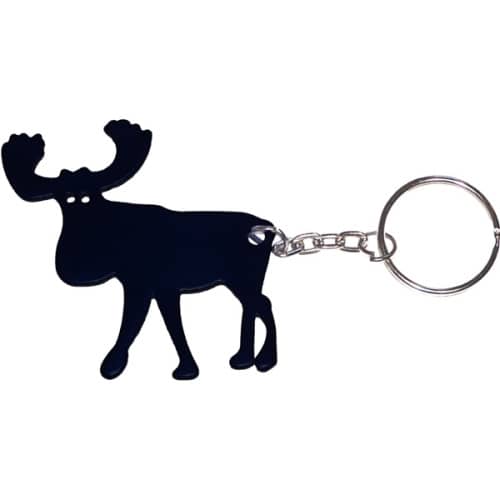 Elk shape bottle opener key chain